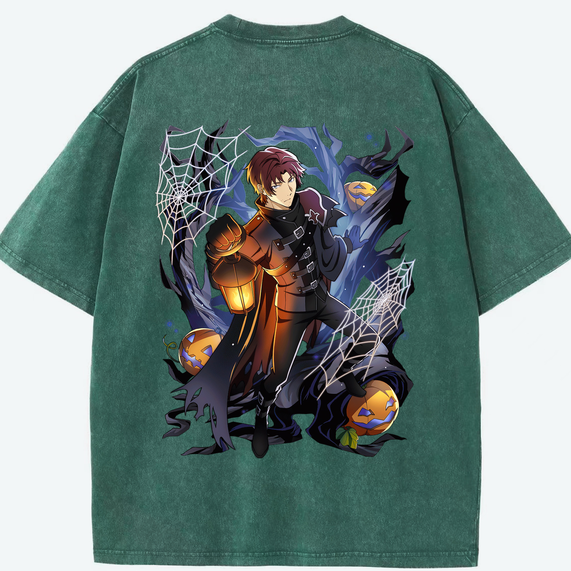 （画像用） 文豪ストレイドッグス Bungo Stray Dogs 綿100% ヴィンテージ風 半袖Tシャツ（背面プリント）